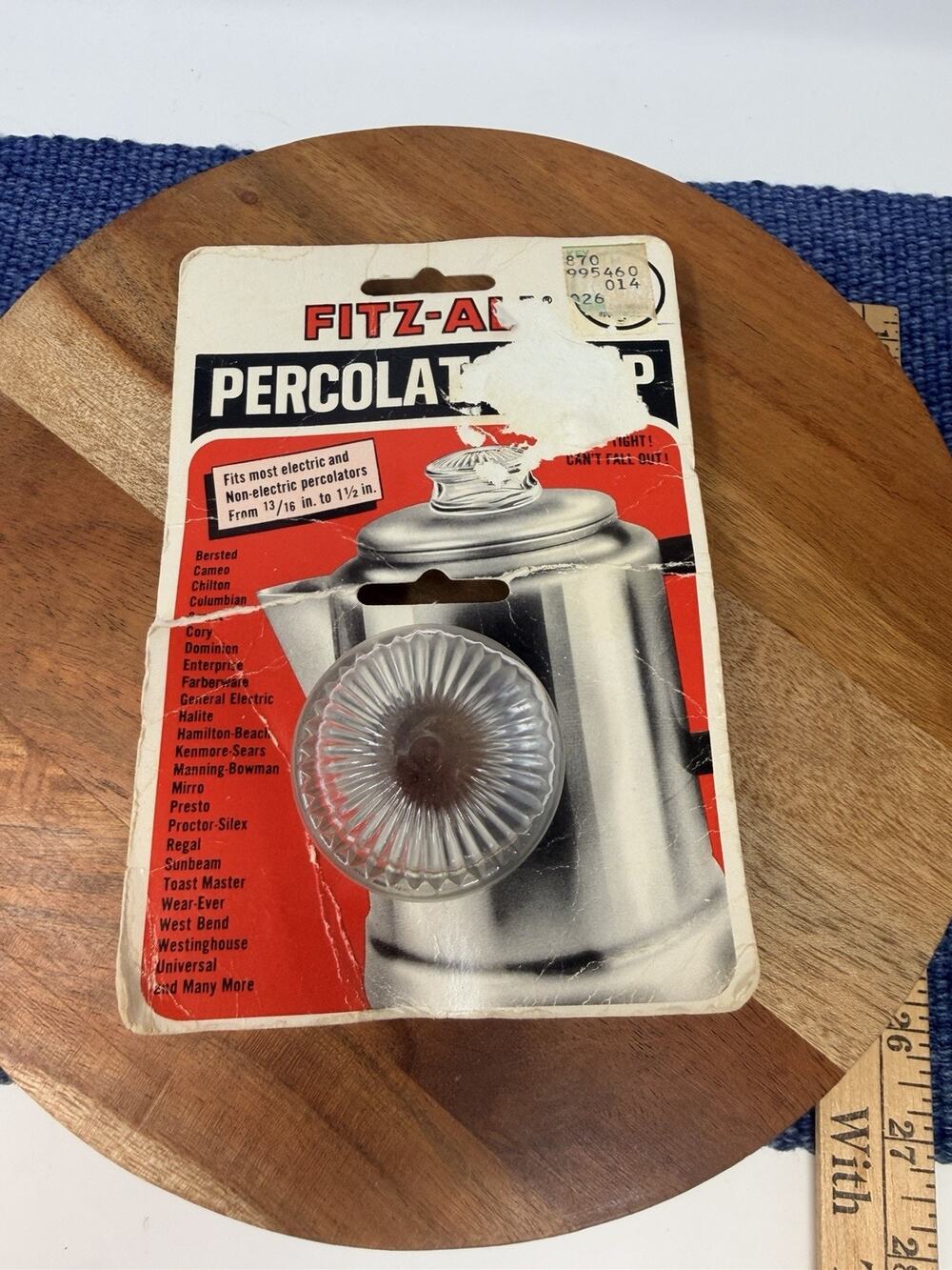 NOS 1980 Fitz-All percolator top. #135. fits most electric and non-electric